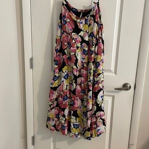 Free People floral flowy skirt